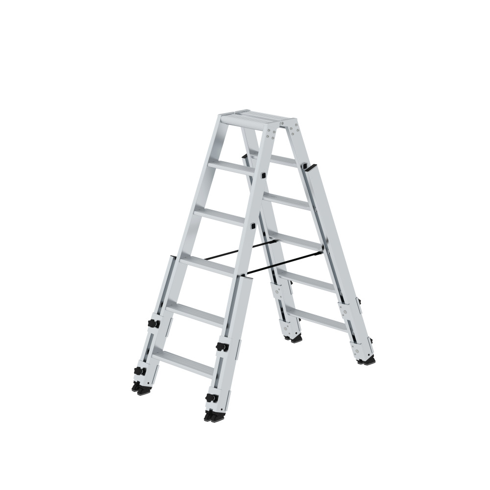 Alu-Stufen-Stehleiter treppengängig Produktbild img2 L