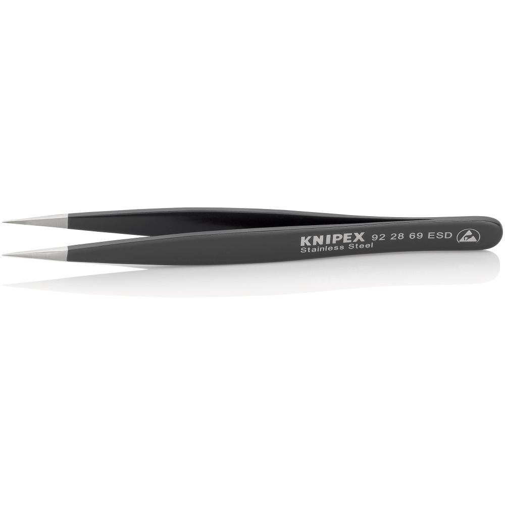 Knipex Präzisionspinzetten ESD, mattiert Produktbild img1 L