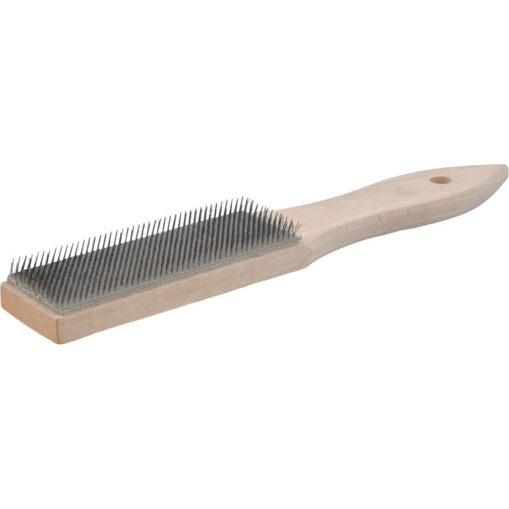 Feilenbürste mit Holzgriff, Kratzband, Arbeitsbreite 110 mm Produktbild img1 L