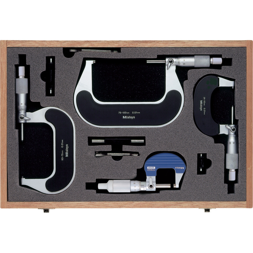 Bügelmessschrauben-Satz, thermische Isolierung, Mb 0-100 mm Produktbild img1 L