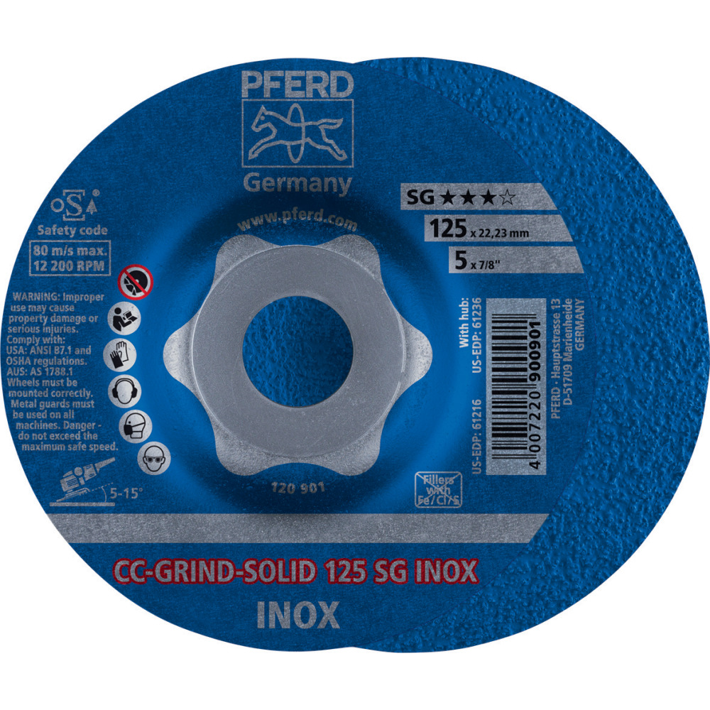 Schleifscheibe CC-GRIND SOLID, Edelstahl Produktbild img1 L