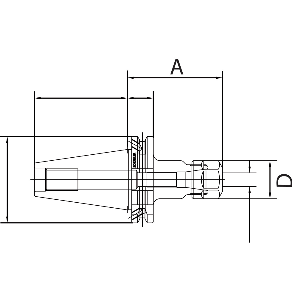 ER-Spannzangen; kurze Ausführung  Produktbild img2 L