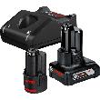 Starter Set Standard 1xAkku 2,0Ah, 1xAkku 4,0Ah + Ladegerät GAL 12 V-40 Produktbild img1 S