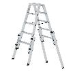 Alu-Stufen-Stehleiter treppengängig Produktbild img1 S