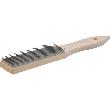 Feilenbürste mit Holzgriff, Kratzband, Arbeitsbreite 110 mm Produktbild img1 S