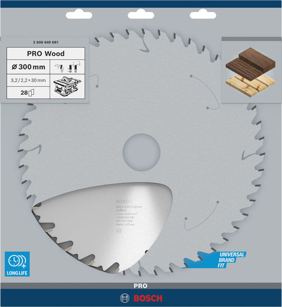 PRO Wood Kreissägeblatt, 300 x 3,2 x 30 mm, T28 Produktbild img4 L