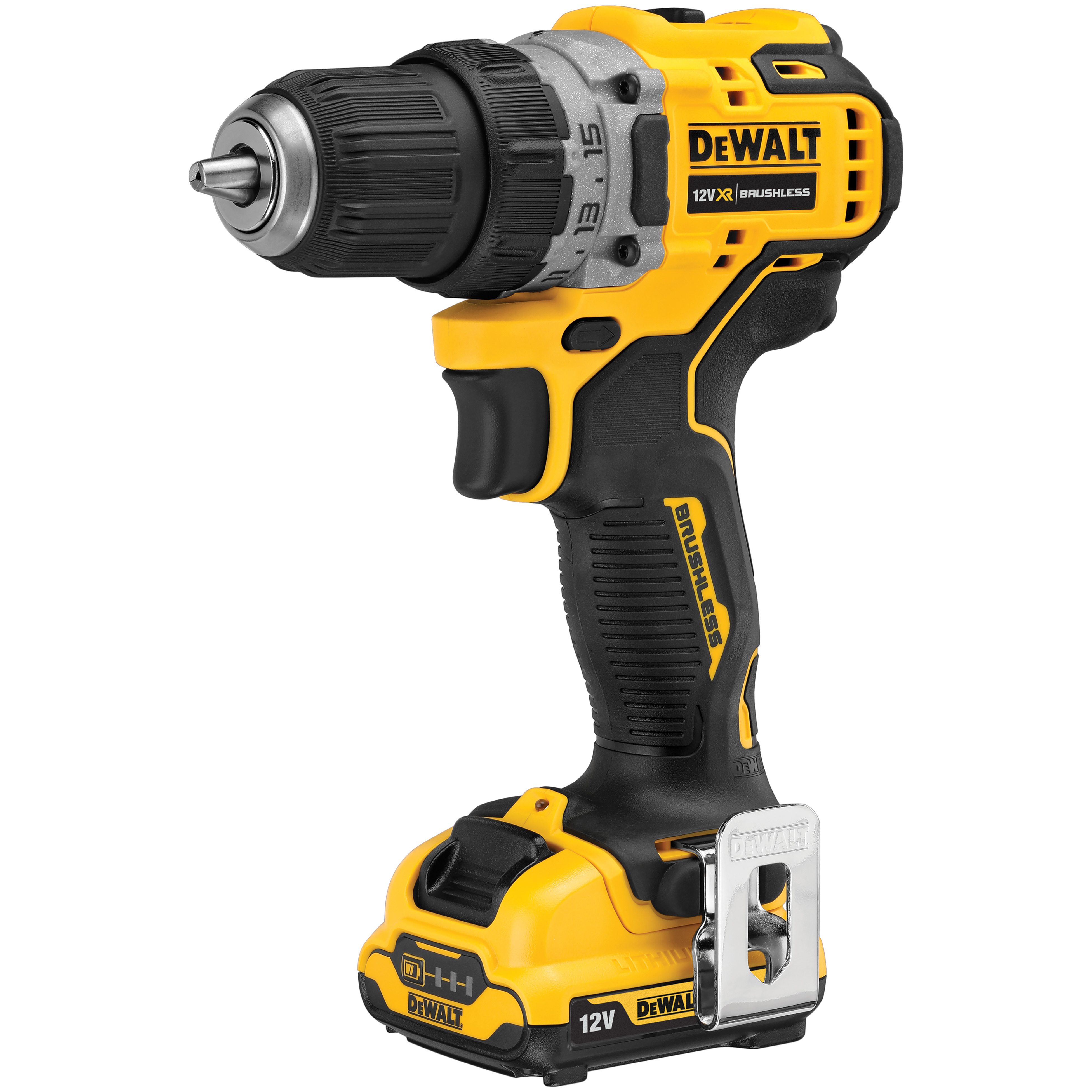 Akku-Bohrschrauber DeWalt DCD701D2 12V mit Akku Produktbild img1 L