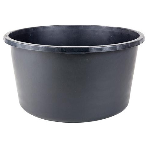 Mörtelkübel 45L schwarz rund, L-Skala Produktbild img1 L