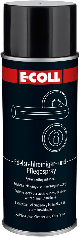 Edelstahlreiniger- und -pflegespray 400ml E-COLL Produktbild img1 L
