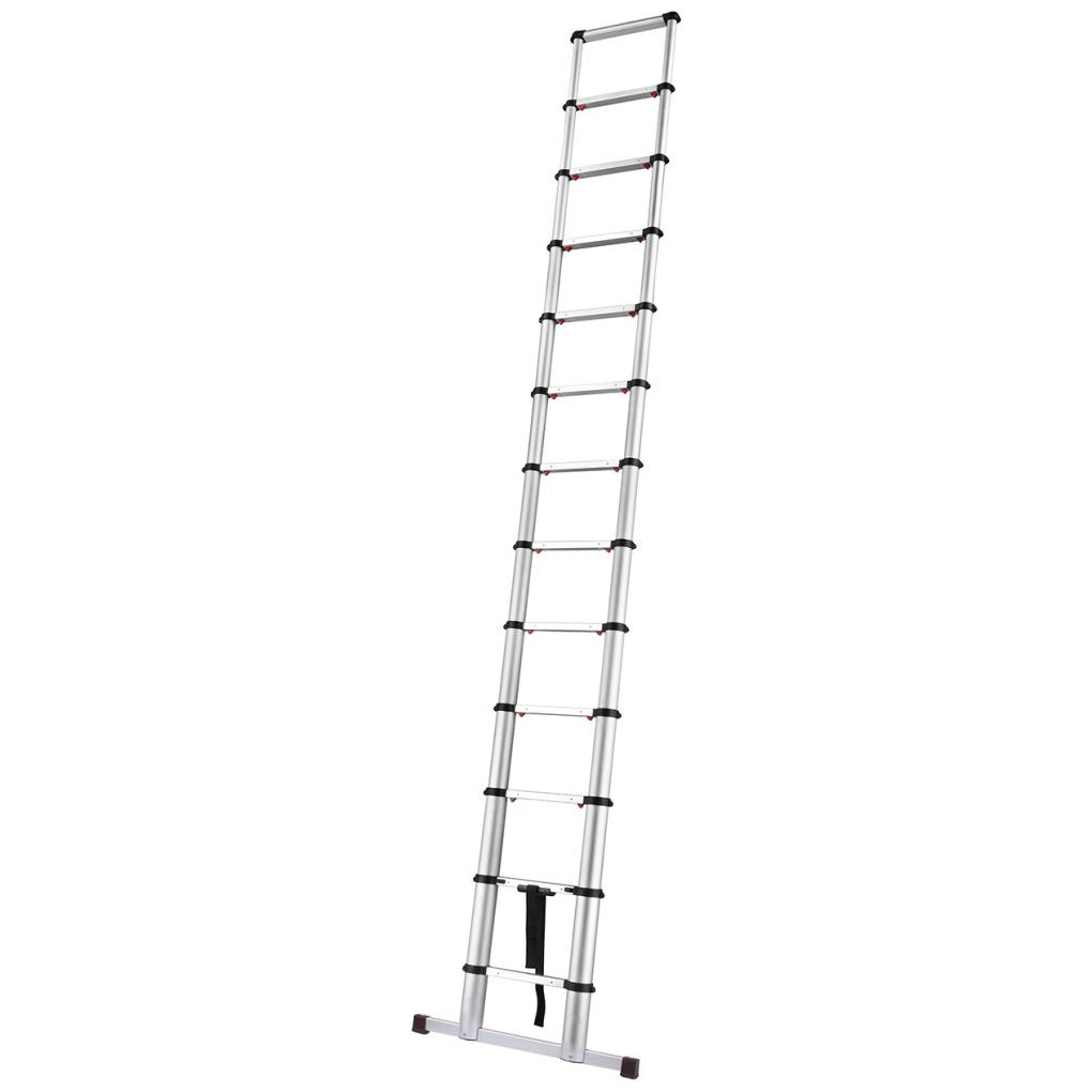Teleskopleiter FORTIS 10 Sprossen Leiterlänge 0,75m eingef.Arbeitshöhe 2,93 m Produktbild img1 L