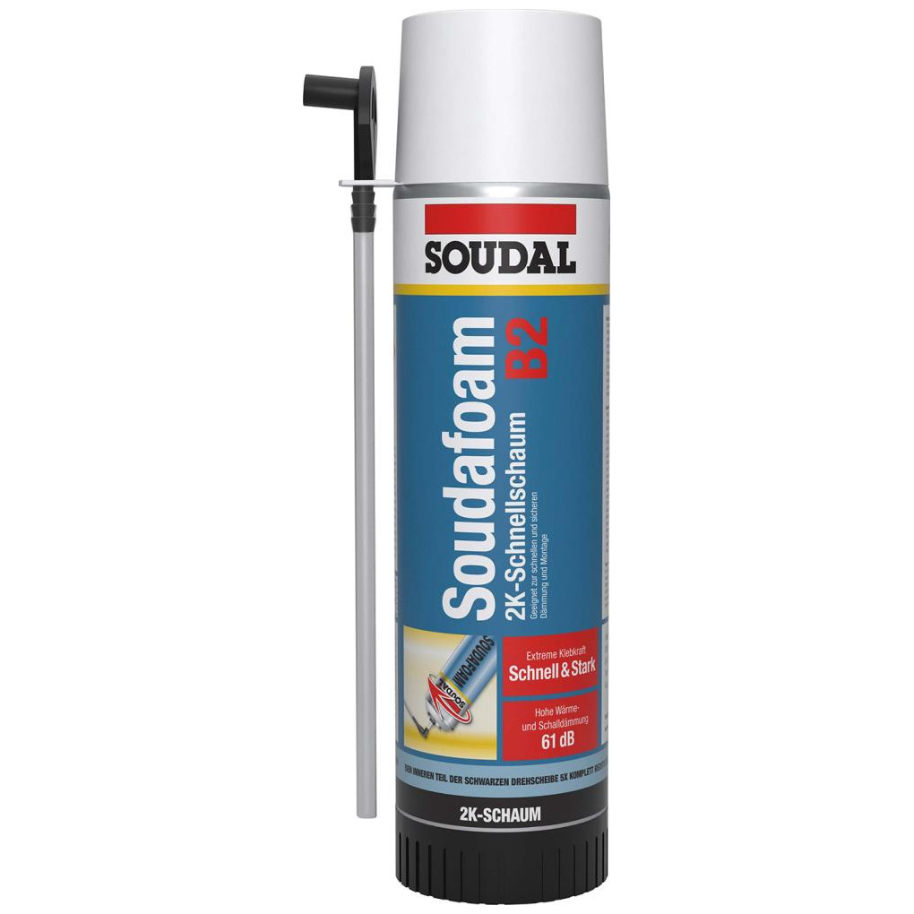 Soudafaom 2K B2 PU-Schaum400ml (MDI) SOUDAL Produktbild img1 L