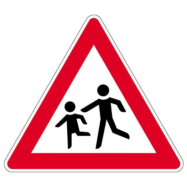 VKZ.101 Dreieck 900mm Gefahrenstelle RAL-Gütezeichen Folie RA2 Produktbild img1 L