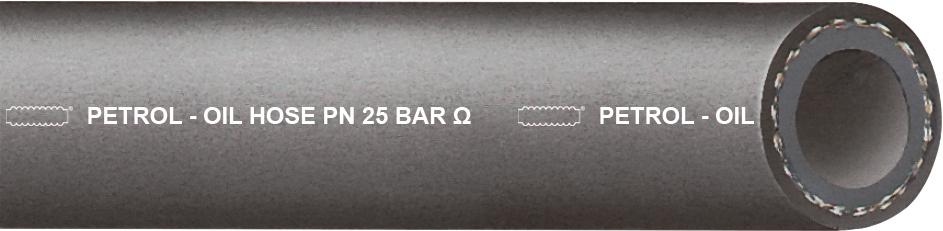 Öl-/Benzinschlauch PETROL-OIL, schwarz, 25bar, 25x5,5 mm Produktbild img1 L