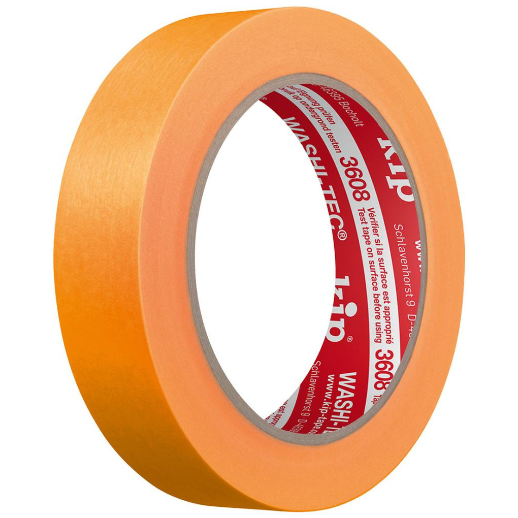 Kip WASHI-TEC STANDARD Goldkrepp orange 24 mm x 50 m Produktbild img1 L