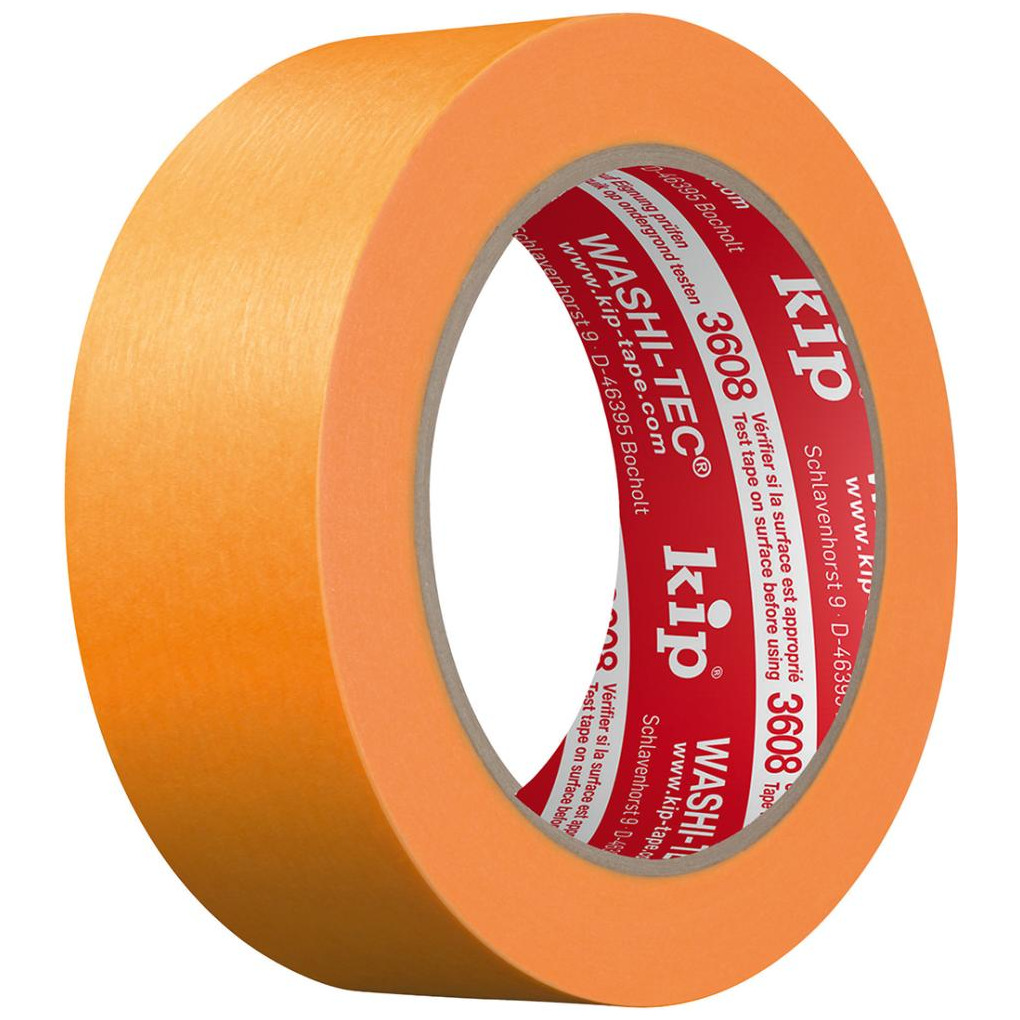 Kip WASHI-TEC STANDARD Goldkrepp orange 36 mm x 50 m Produktbild img1 L
