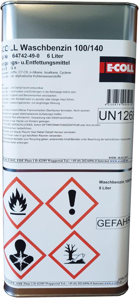 Waschbenzin 6L Kanister Lagerbesorgung E-COLL Produktbild img1 L