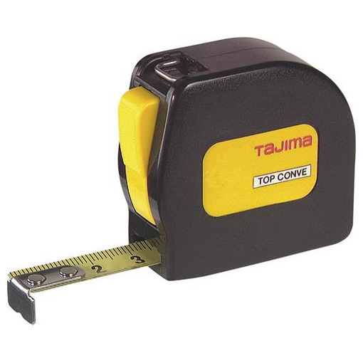 Taschenbandmaß TOP CONVE 3,5mx13mm gelb Tajima Produktbild img1 L