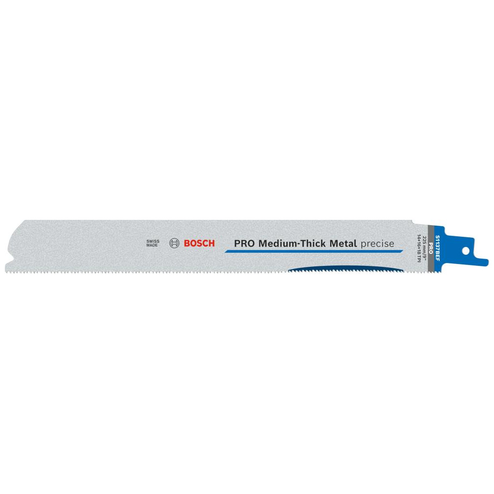 Säbelsägeblatt S1137BEF 1,1 x 25 x 225 mm PRO Thick Metal Precise 5-tlgBOSCH Produktbild img1 L
