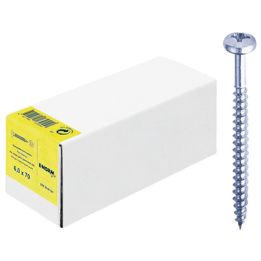 Spanplattenschraube 4,5x40 mm A2, Linsenkopf, Vollgew., PZD-2 Produktbild img1 L