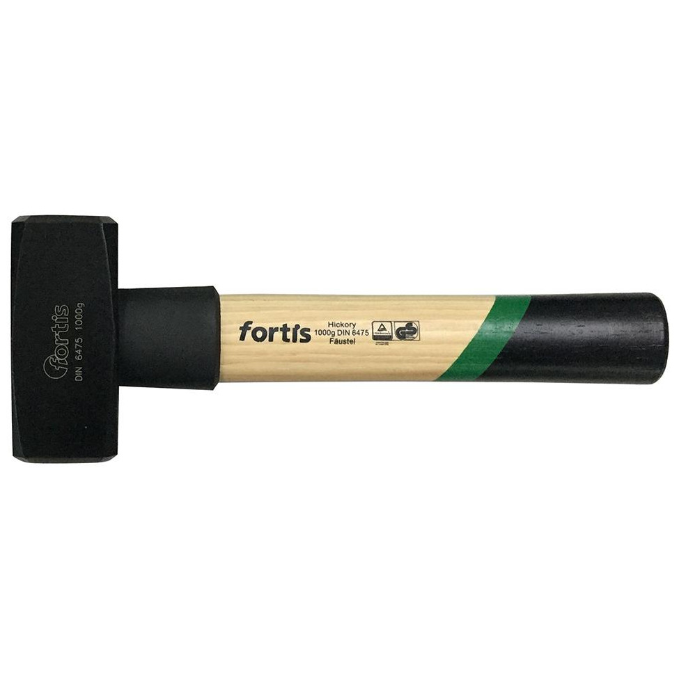 Fäustel DIN6475 Hickory 1000g Stielschutz FORTIS Produktbild img1 L