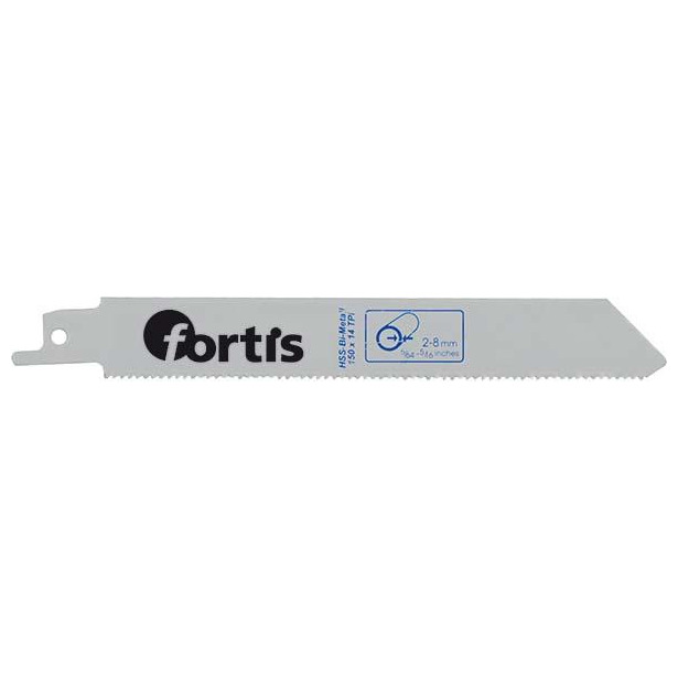 Säbelsägeblatt BiM Länge 150/130mm (5x) Zahnteilung 1,8mm 19x0,9mm f. Metall FORTIS Produktbild img1 L