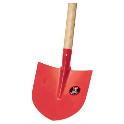 Frankfurter Schaufel m. E-Stiel, rot, Gr.5 Produktbild img1 L