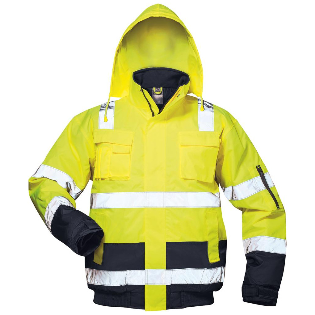 Warnpilotenjacke Axel,Gr.3XL,gelb/blau Produktbild img1 L