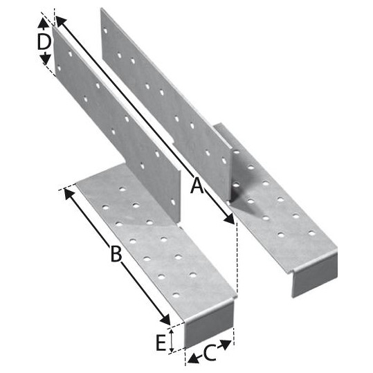 SST Sparrenfußverbinder SFM-B Produktbild img1 L