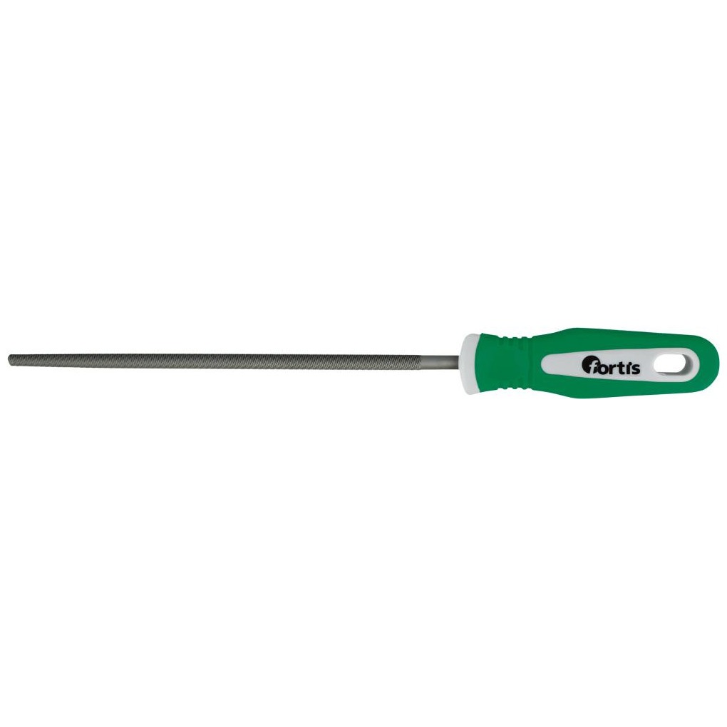 Werkstattfeile 200mm Hieb 2, rund mit 2K-Feilenheft DIN 7261 F FORTIS Produktbild img1 L