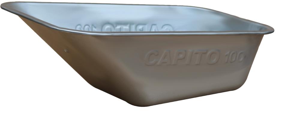 Mulde 100l f. Eurocar 100verzinkt, gelocht, 1,0mm Produktbild img1 L