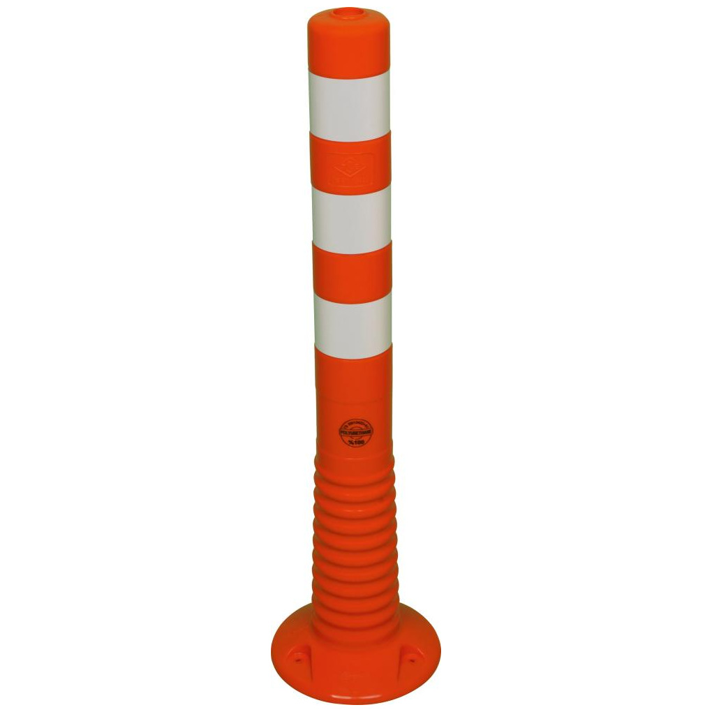 Flexipfosten 750mm, Ø 80mm, orange Produktbild img1 L
