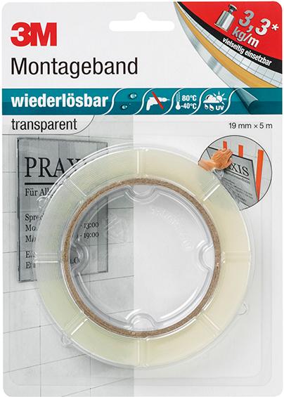 Power Klebeband 19mm x 5m 3M Produktbild img1 L