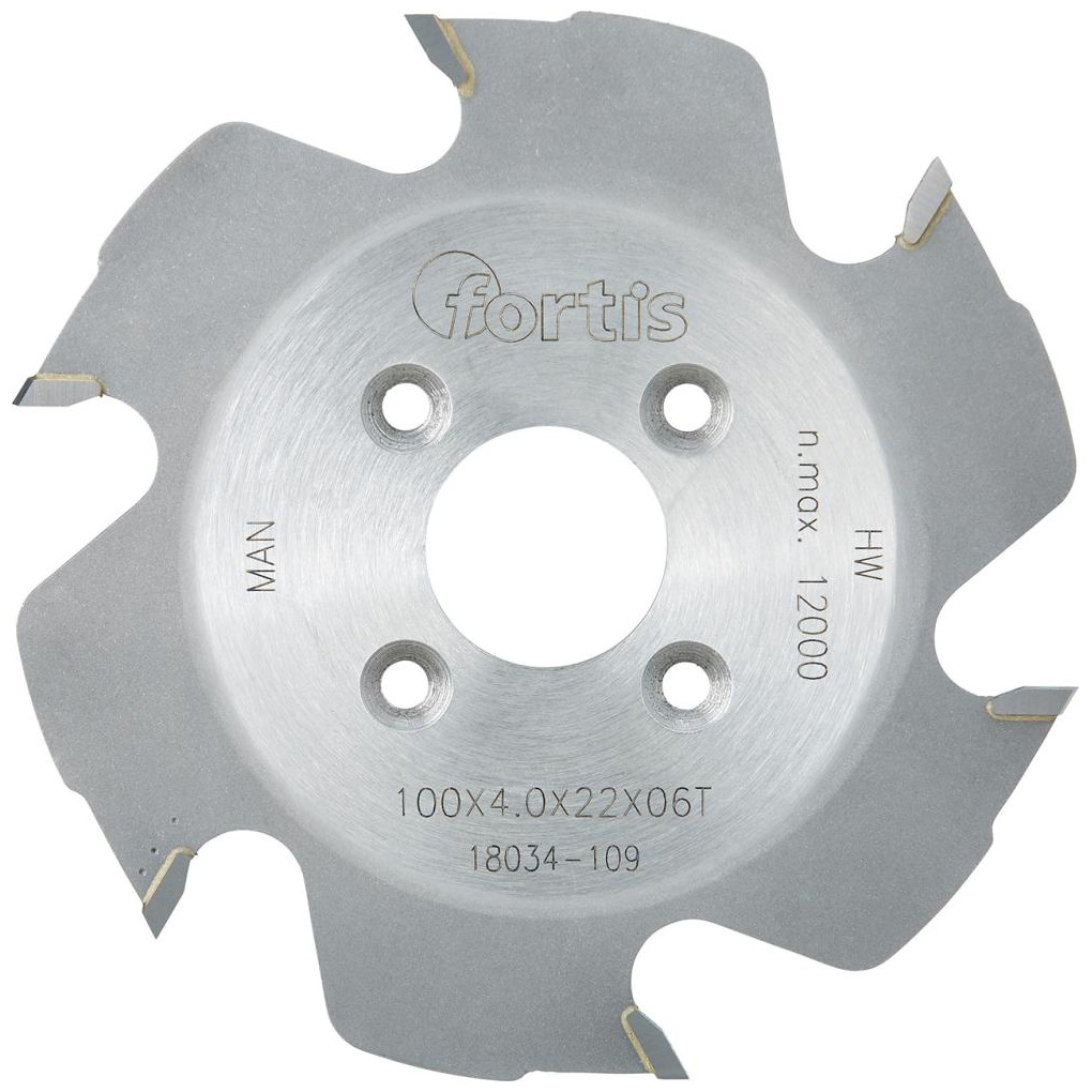 HW-Lamellen-Nutfräser 100x4,0x22 Z6W FORTIS Produktbild img1 L