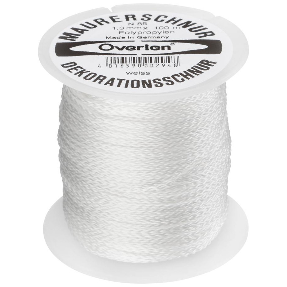 Maurerschnur PP 1,3mm 100m weiß Overmann Produktbild img1 L