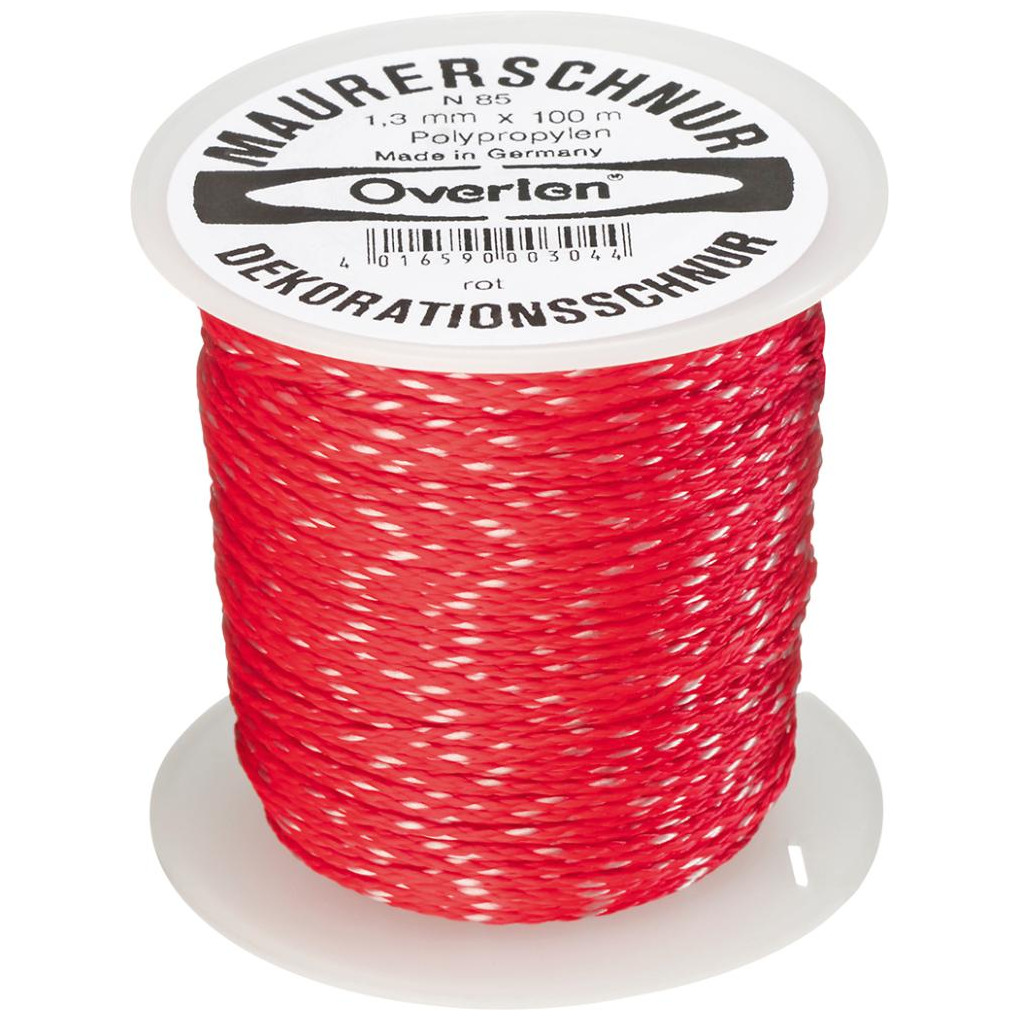 Maurerschnur PP 1,3mm 100m rot Overmann Produktbild img1 L