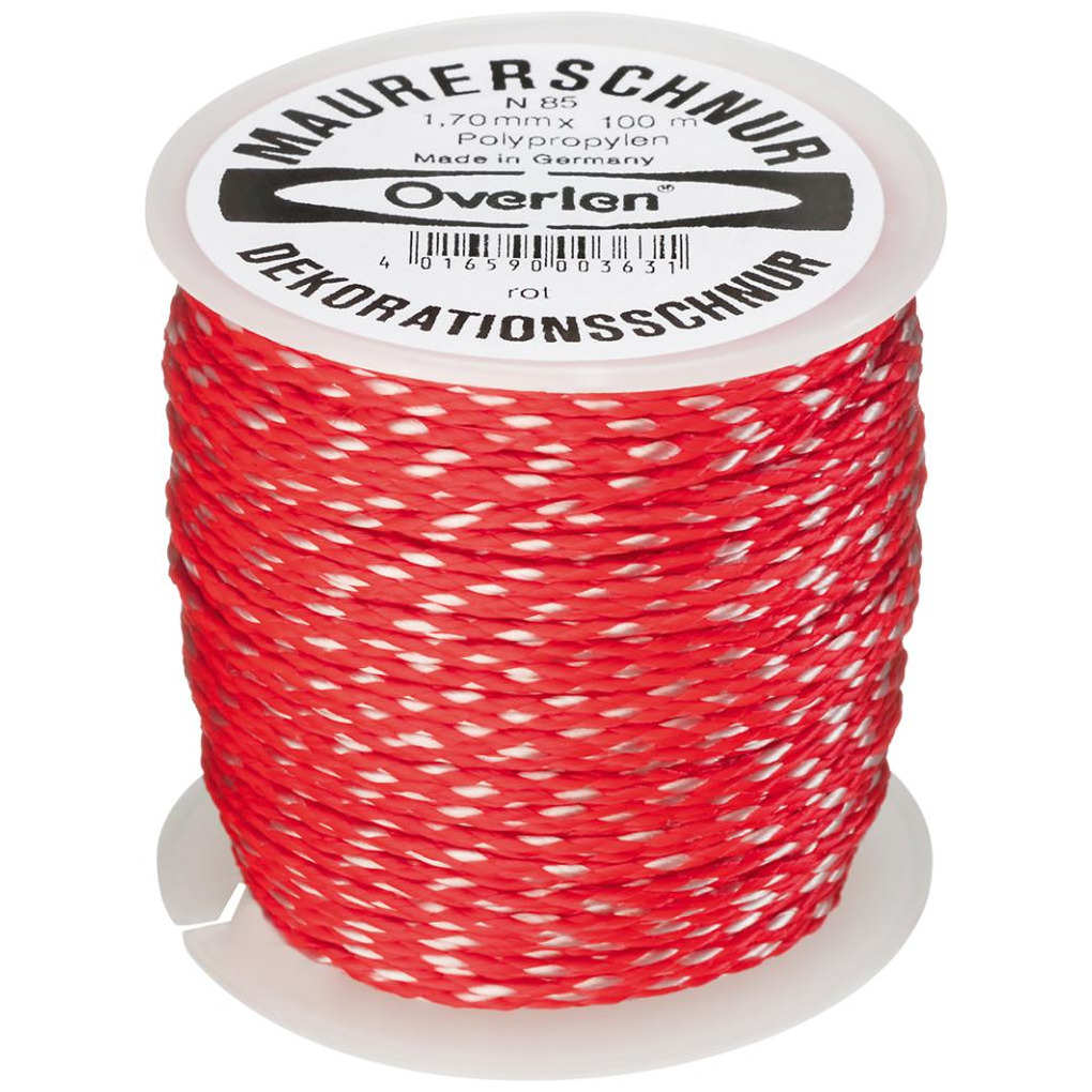 Maurerschnur PP 1,7mm 100m rot Overmann Produktbild img1 L