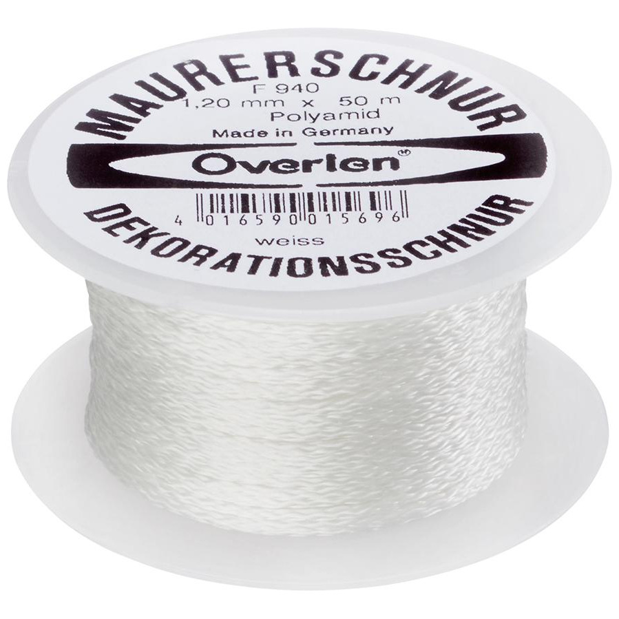 Kordel Polyamid 1,2mm 50m weiß Overmann Produktbild img1 L