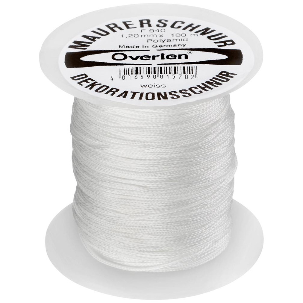Kordel Polyamid 1,2mm 100m weiß Overmann Produktbild img1 L