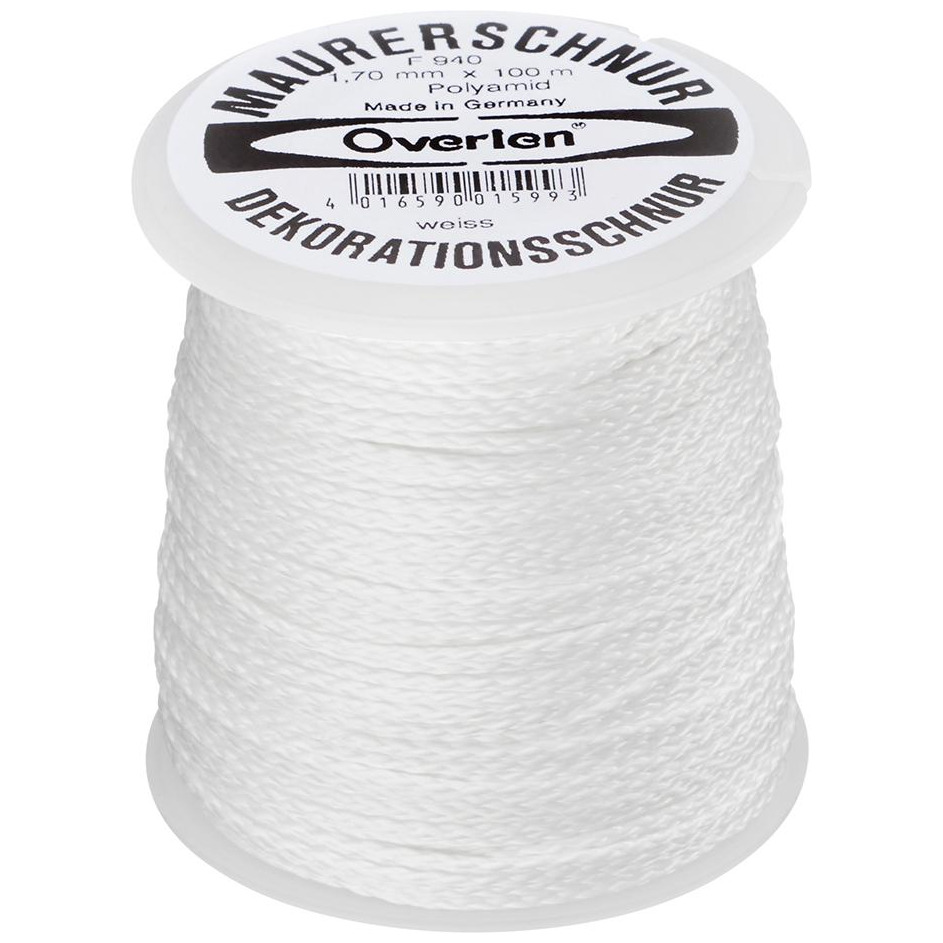 Kordel Polyamid 1,7mm 100m weiß Overmann Produktbild img1 L