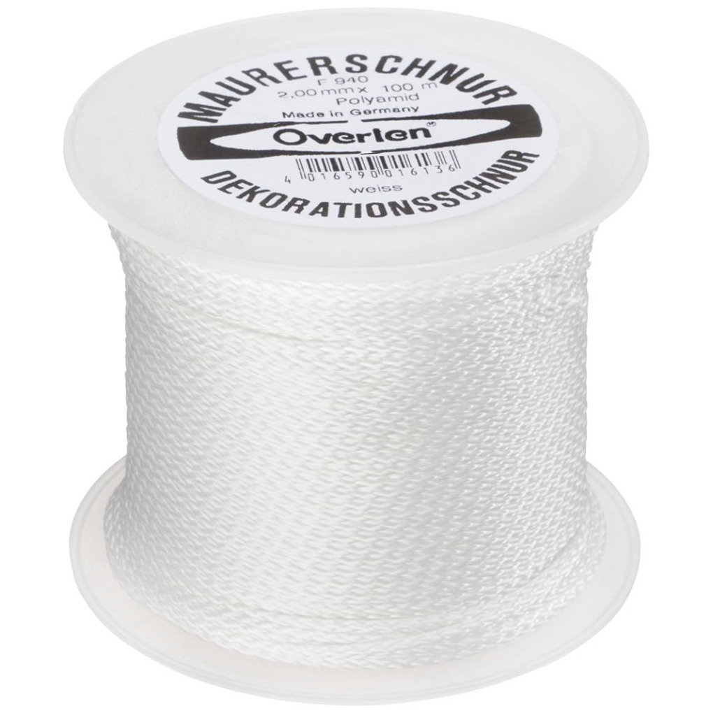 Kordel Polyamid 2,0mm 100m weiß Overmann Produktbild img1 L