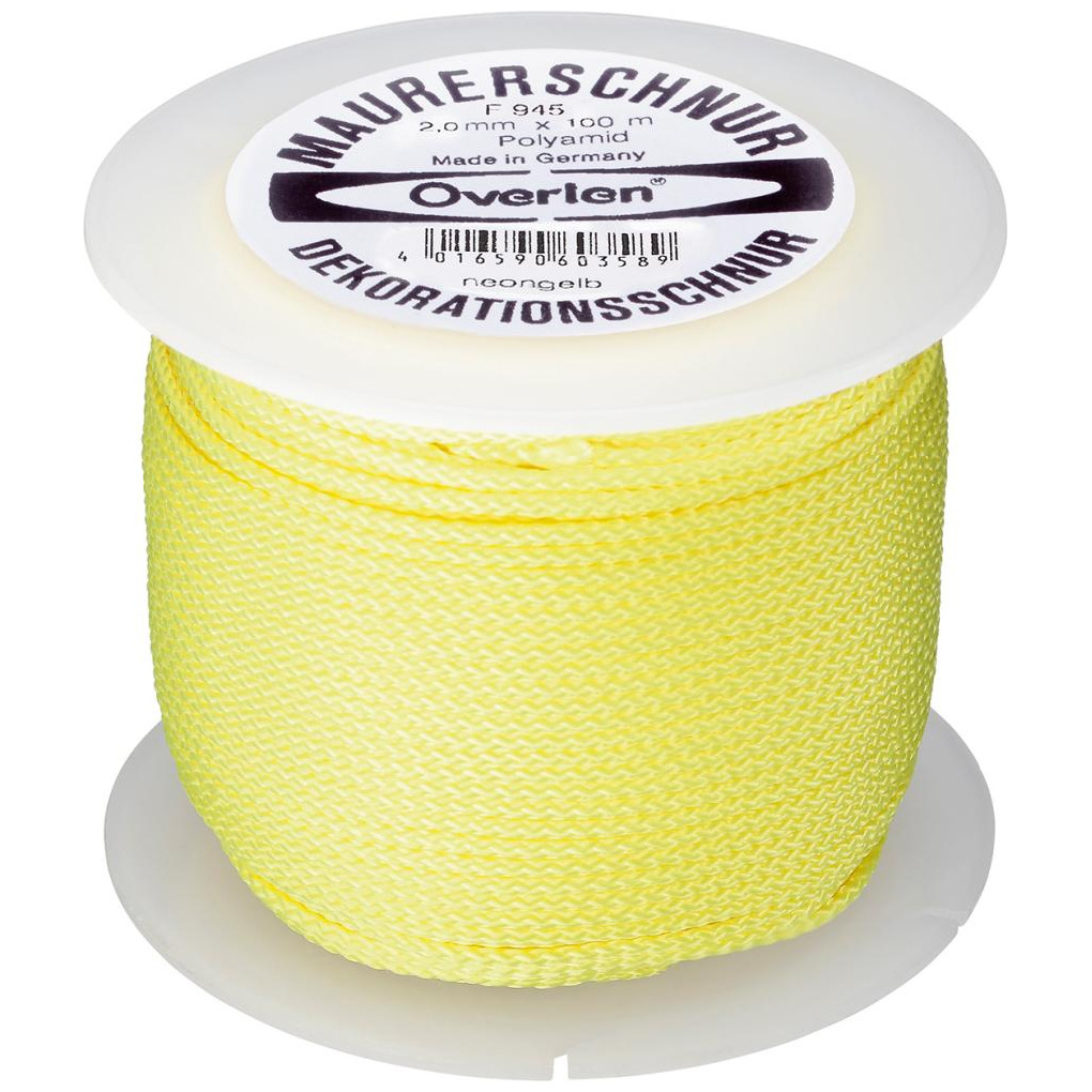 Maurerschnur Polyamid 2,0mm 100m neon-gelb Produktbild img1 L