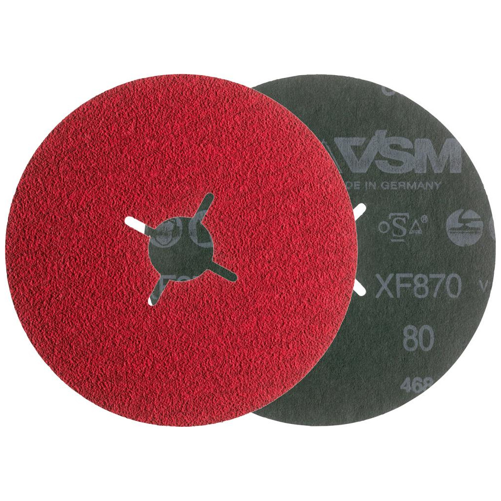 Fiberschleifscheibe Keramik 125mm K120 VSM Produktbild img1 L