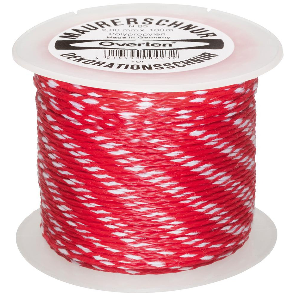 Maurerschnur PP 2,0mm 100m rot Overmann Produktbild img1 L