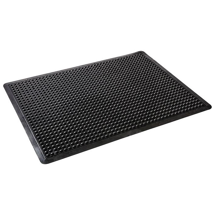 Anti-Ermüdungsmatte SBR/NR, schwarz, runde Stollen, 15mm, 1200x900mm Produktbild img1 L
