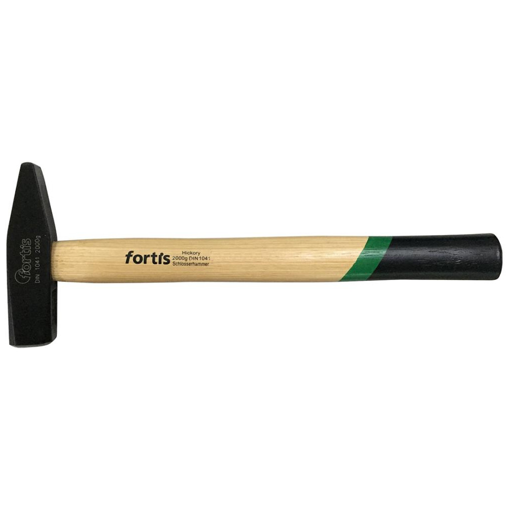 Schlosserhammer DIN1041 mit Hickorystiel 100g FORTIS Produktbild img1 L