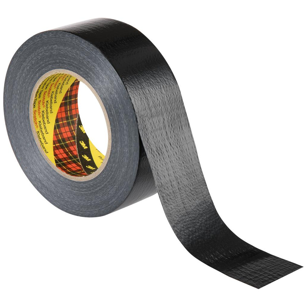 Formflexibles Universal Gewebeklebeband 2904 Schwarz, 48 mm x 50 m 3M" Produktbild img1 L