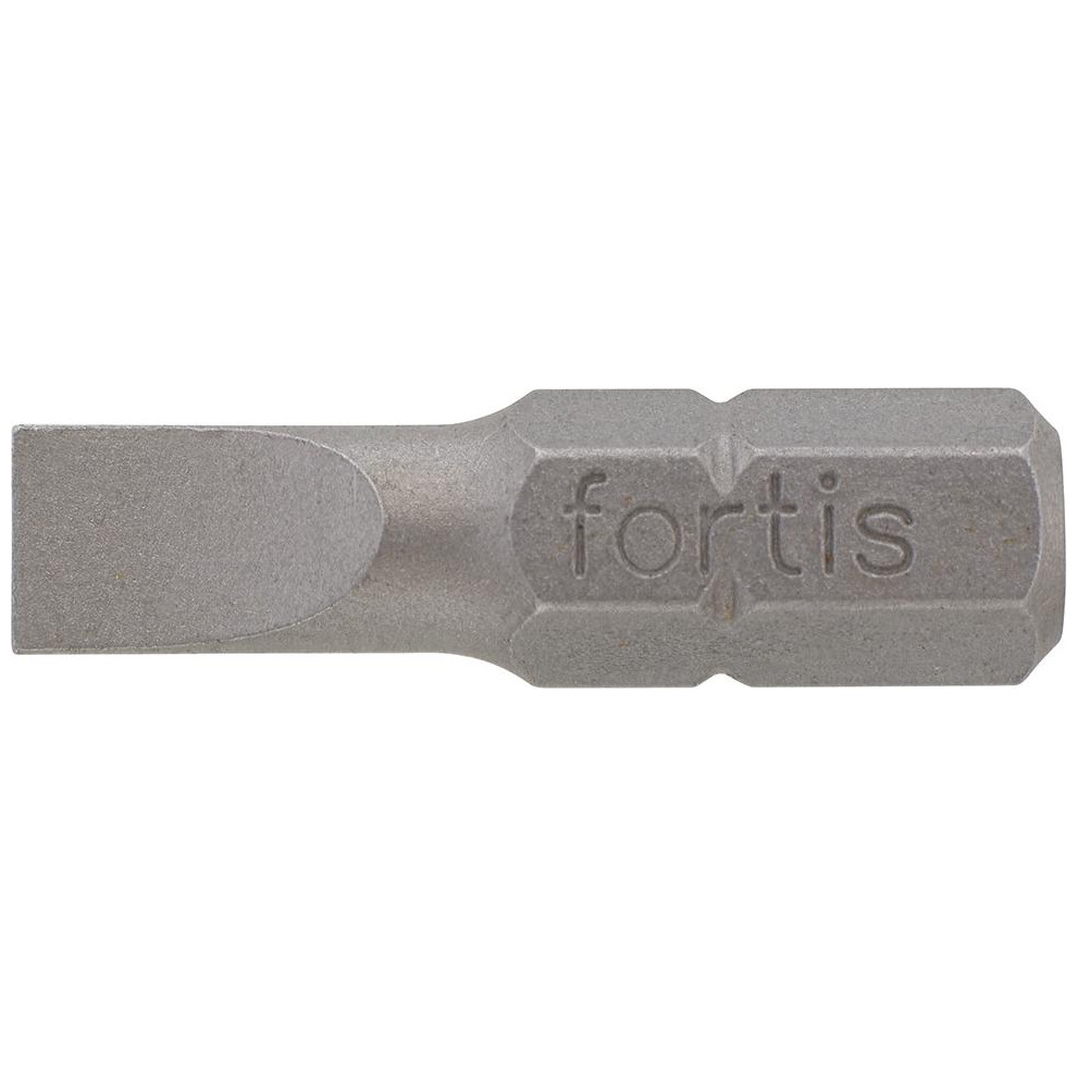 Bit zähhart 1/4" DIN3126 C6,3 Schlitz 6,5x1,2x25mm 10er Pack FORTIS Produktbild img1 L
