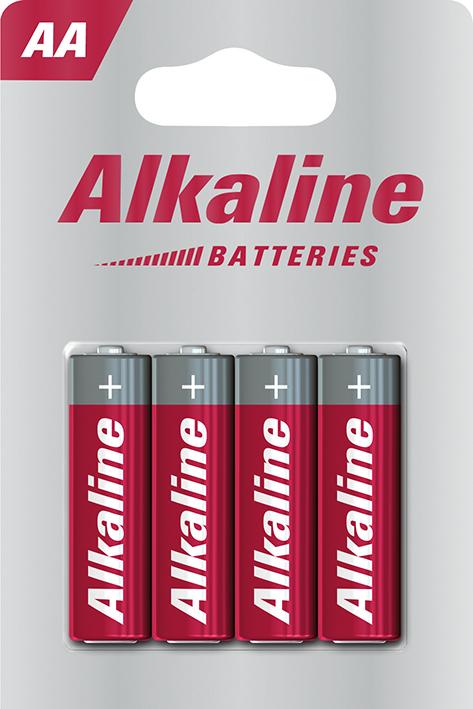 Alkaline Batteries AA 4er Blister 1st price Produktbild img1 L