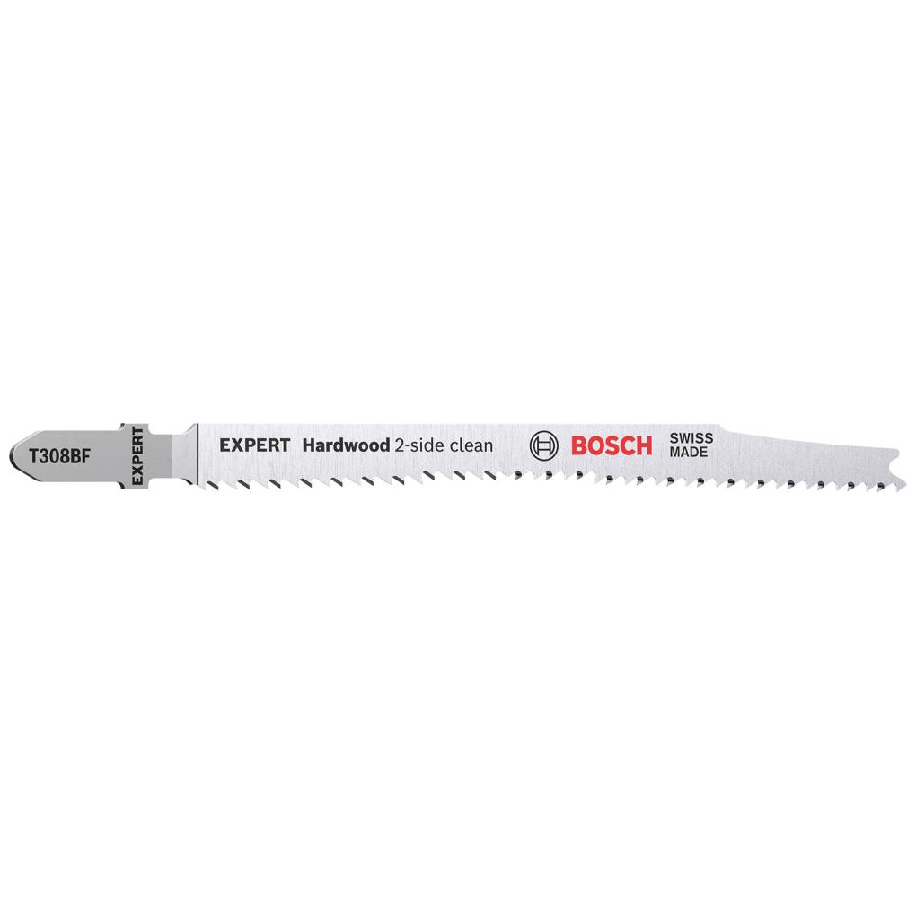 Stichsägeblatt EXPERT T 308 BF Bosch VE à 25 Stück Hardwood 2-side clean Produktbild img1 L