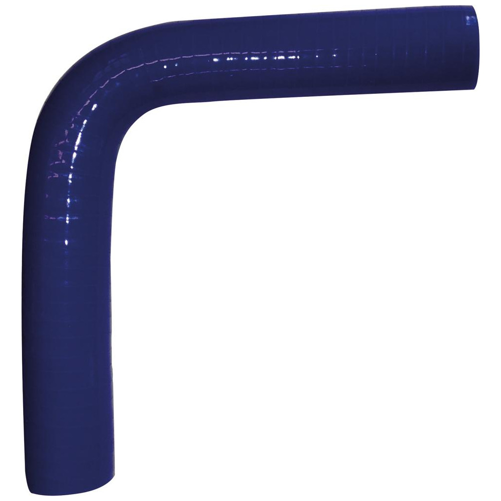 Silikon Kühlerschlauch Krümmer 90G, blau, 19x4mm, Schenkellänge: je 152mm Produktbild img1 L
